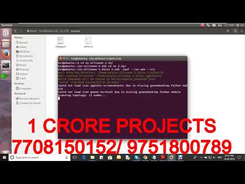 Simulation Study Of Black Hole And Jellyfish Attack On MANET Using NS3-1Crore Projects
