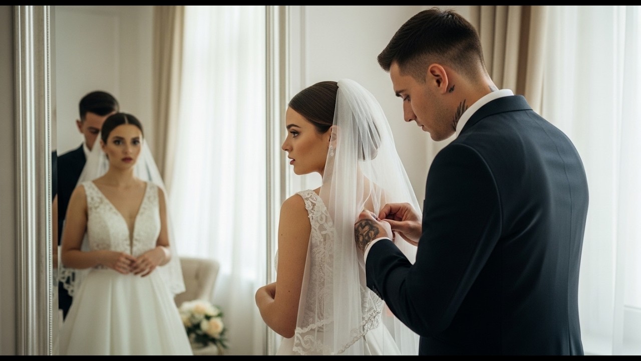 A Stranger Buttoned Her Wedding Gown   MAFIA BOSS whispered “Your groom fled, little dove, I remain