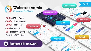 Webstrot Admin Panel Responsive Bootstrap Dashboard Template | Themeforest Website Templates and