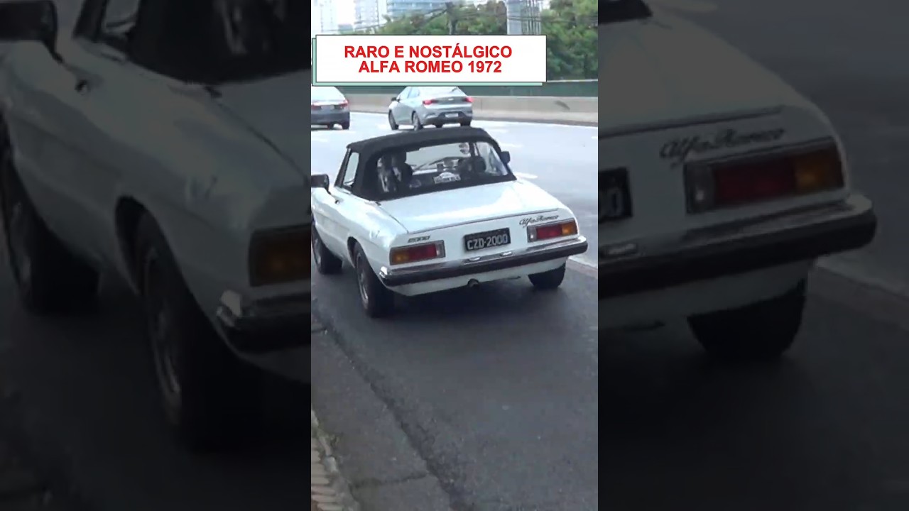 RARO E NOSTÁLGICO ALFA ROMEO 1972 #automobile #avenidaeuropa #supercarros