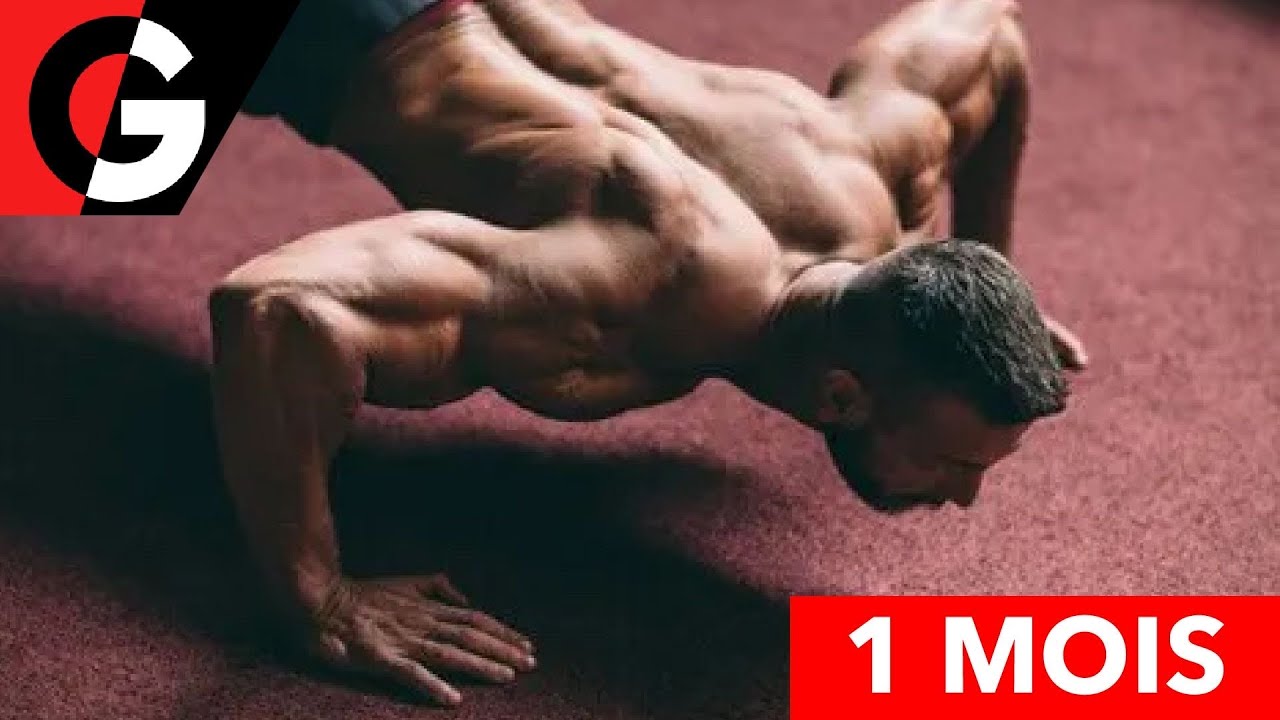 Pompes tous les jours pendant 1 Mois : efficace ? (teaser motivation