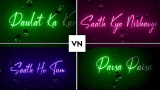 Vn App Song Lyrics Video Editing | Glowing Lyrics Status Video Editing | Rain Drop Lyrics Editing screenshot 5