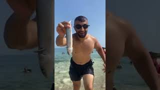 Türkiyenin en temiz denizinde balık tutan Sinyor Taklacı❗#shorts #sinyortaklaci