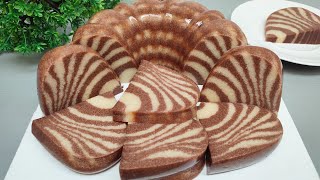 I often repeat this recipe, very tasty and soft! Plain Bread Zebra Pudding Recipe!