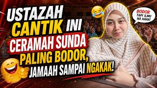 This Beautiful Ustazah Has the Congregation Cracking Up! The Funniest Sundanese Sermon | Ustadzah...