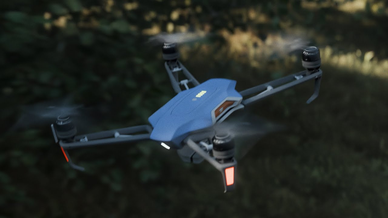 Drone flying in forest animation (4K) - Rendered in Blender 4.0 (Cycles)