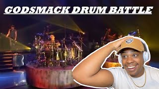 Godsmack - Drum Battle HD - Sully Erna vs Shannon Larkin - Batalla De Los Tambores REACTION