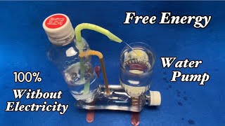 Free energy water pump without electricity