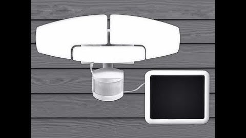 Unboxing & Installation of the Sunforce Solar Motion Security Light From Costco