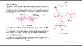 Metacenter and Buoyancy
