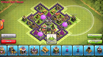 Clash of Clans   TH8 FARMING BASE   DARK ELIXIR BASE   DEFENSE CLIPS