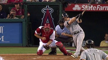 CWS@LAA: Beckham knocks an RBI single up the middle