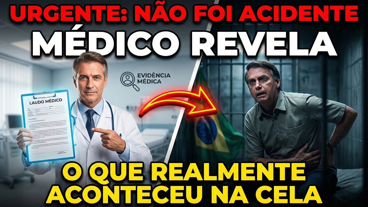 Não Foi Acidente: Médico Revela o Que Realmente Aconteceu na Queda de Bolsonaro na Cela