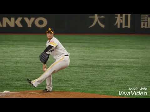 甲斐野央 投球フォーム