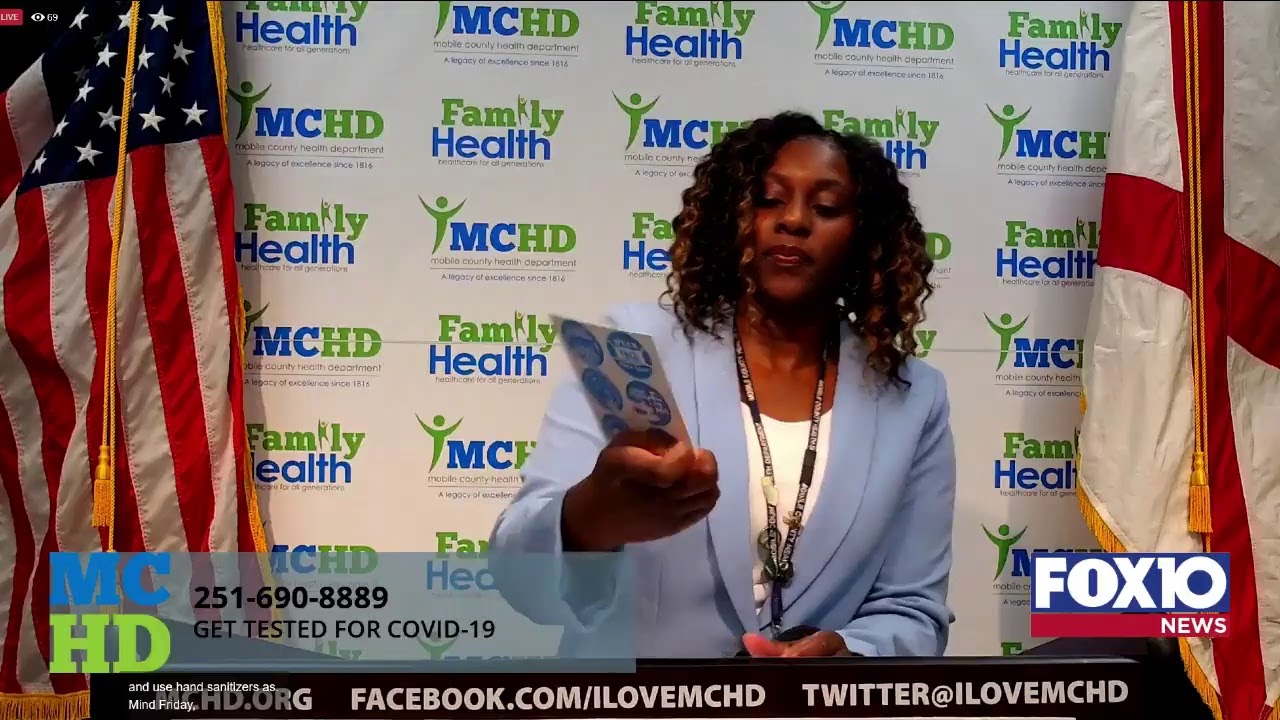 Mobile County Health Department COVID19 briefing for July 22 YouTube
