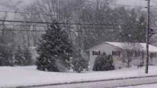 Snowstorm in Pennsylvania - Meadville - 16 Dec 2007