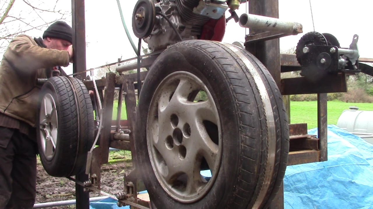 Homemade Bandsaw Mill Wheels My Bios