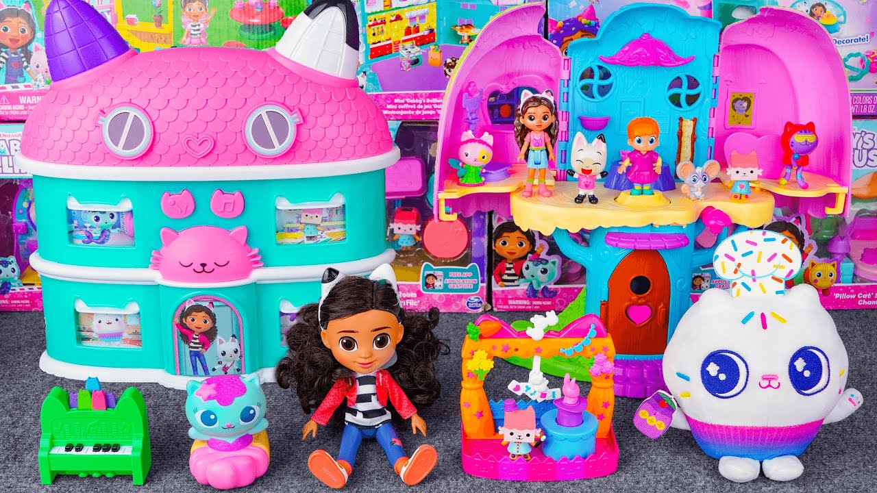 Gabby出品　まとめて GABBY'S DOLLHOUSE Collection Unboxing ASMR | Gabby's Dollhouse
