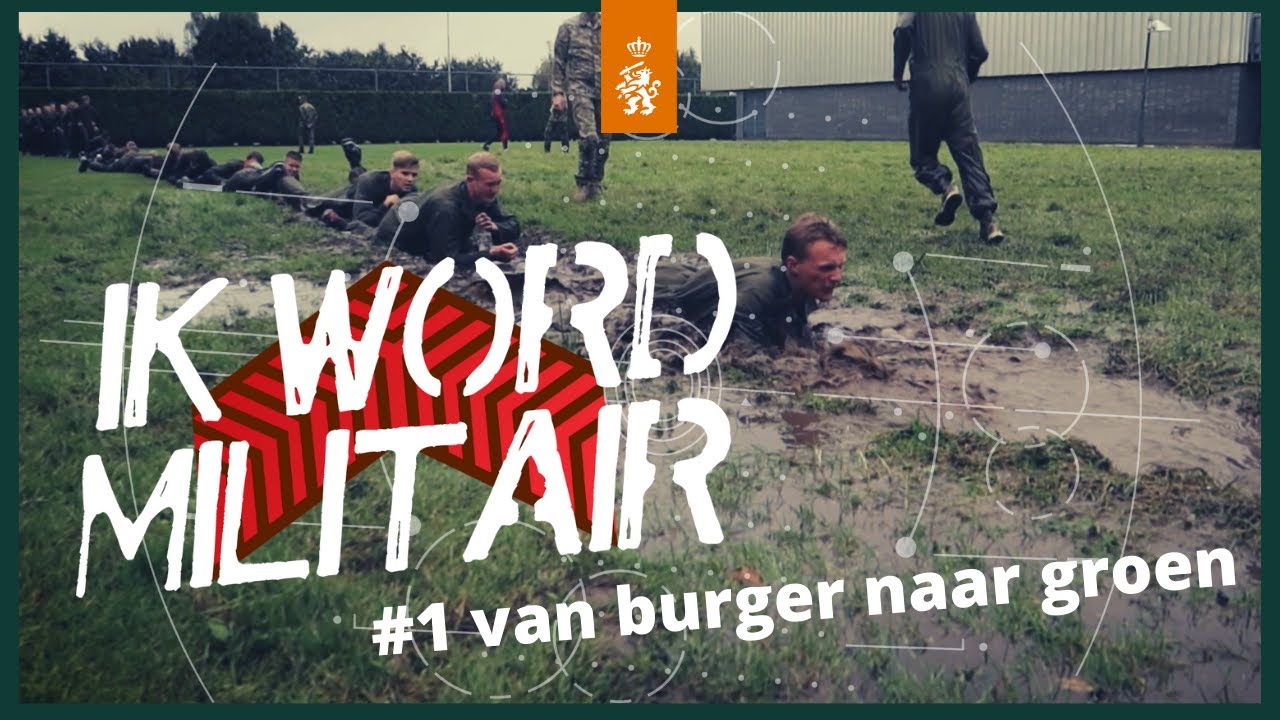 💪 Van BURGER naar GROEN, het begin van de AMO | IK WORD MILITAIR | #1
