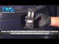 How to Replace Power Window  Door Lock Switch Chevrolet Silverado 1500 1999-2006