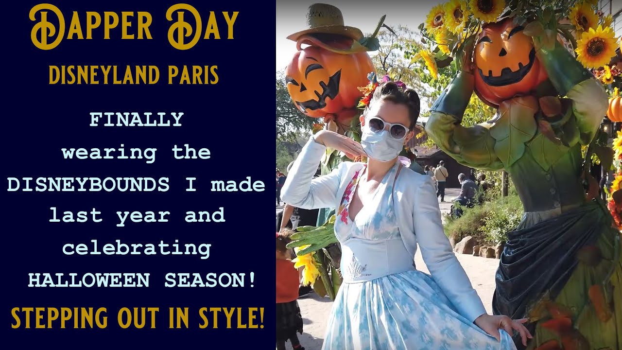 FALL DAPPER DAY Disneybounding in Disneyland Paris enjoying all the fun