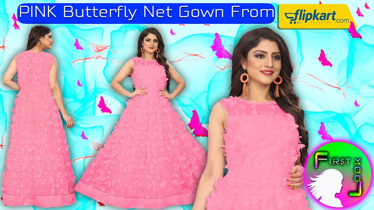 flipkart net gown