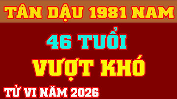 Tử Vi 2026 Tuổi Tân Dậu 1981 Nam Mạng 🔴 Mệnh Chủ Cần Biết Trước Để Giữ Được Tài Lộc || VƯỢNG TÀI LỘC