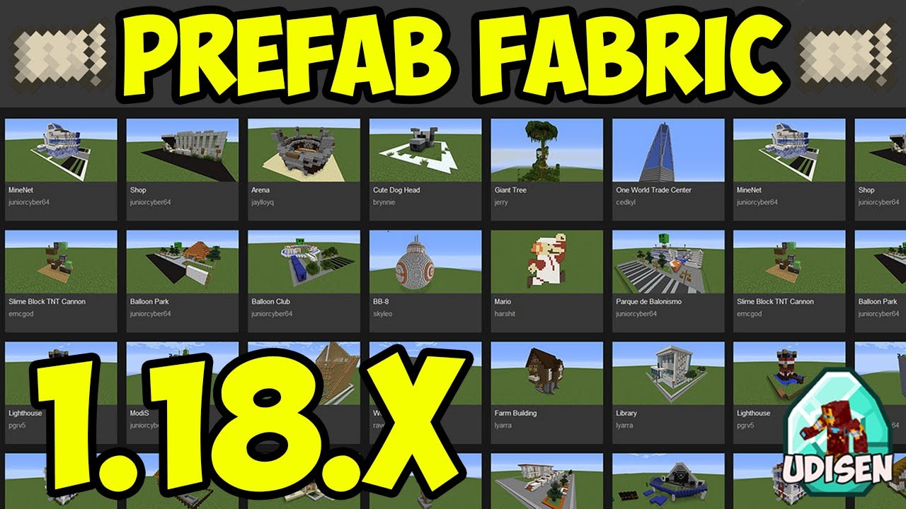 PREFAB MOD 1.18.2 minecraft - how to download & install prefab 1.18.2 like ISM mod (EASY)
