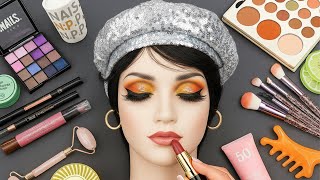 Oddly Satisfying ASMR Makeup On Mannequin (No Talking)