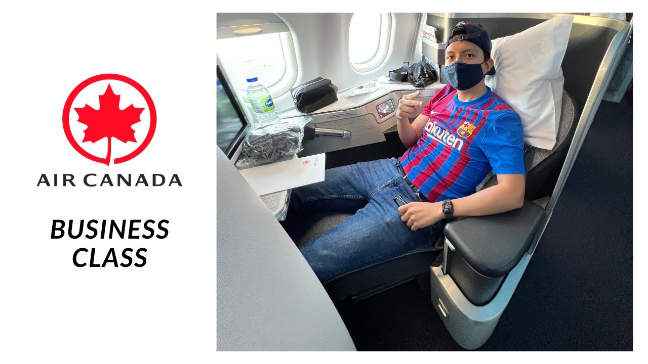 Air Canada Business Class EWR to YUL on E175 YUL to BCN on A330