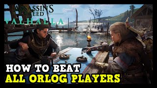 How to Beat all the Orlog Players Gameplay in Assassin's Creed Valhalla (Orlog Champion Trophy)