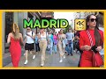 [4k] Walking on Fuencarral street popular with young people in Madrid,fuencarral,madrid fashions.