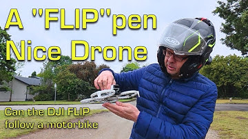 Flippen nice drone - Testing the DJI Flip Drone: Can It Really Follow a Motorbike?