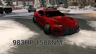 BEST GEARBOX OF CHEVROLET CAMARO ZL1 | 983HP 1588NM | CAR PARKING MULTIPLAYER  screenshot 3