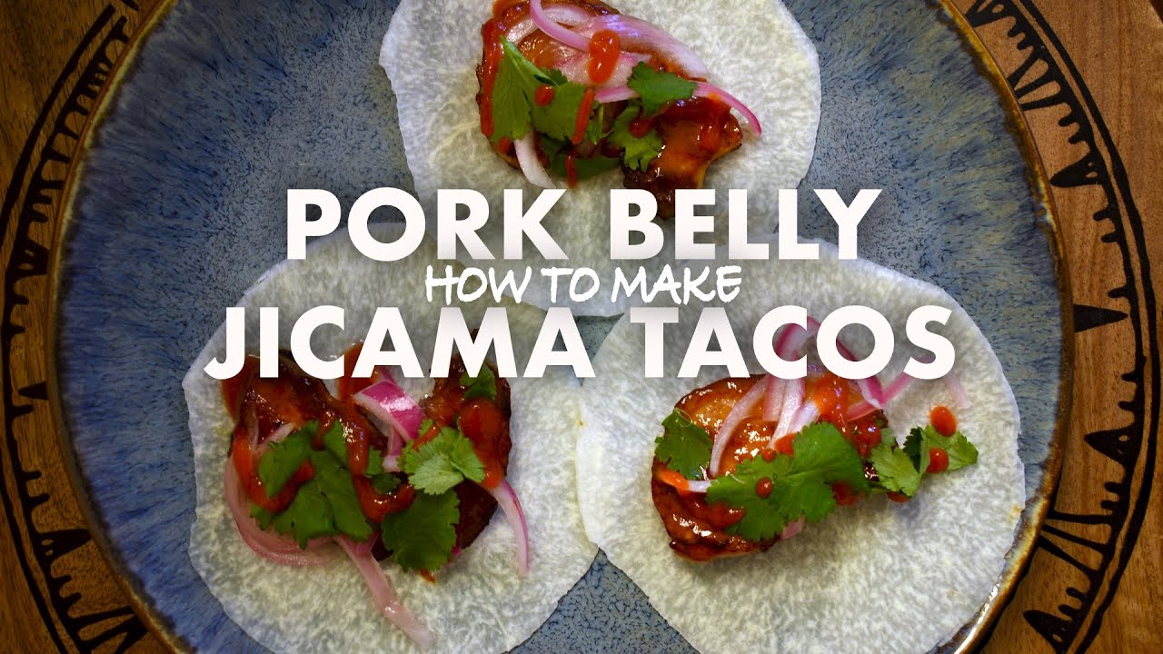 Asian Inspired Tacos! These Pork Belly Jicama Tacos Are SO GOOD! YouTube