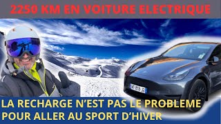 2250 KM en voiture électrique pour aller au sport d'hiver? Le problème n'est pas là où vous croyez!