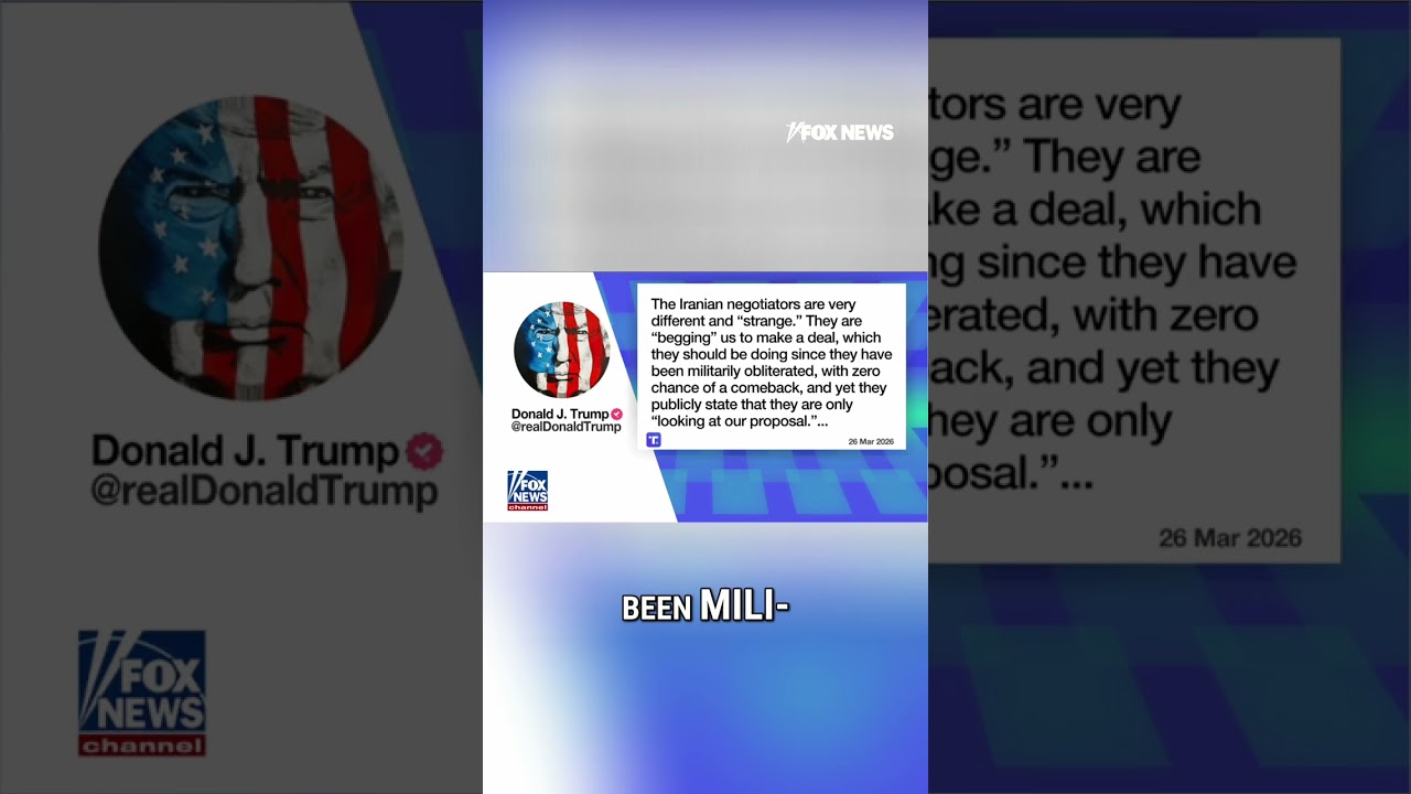 Trump says Iran is 'BEGGING' to make a deal #foxnews #news #us #fox