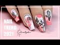 TRENDIEST DESIGN 2021 | BOHEMIAN LINE ART | NAIL ART TUTORIAL | LIGHT ELEGANCE "AFTERNOON PICNIC"