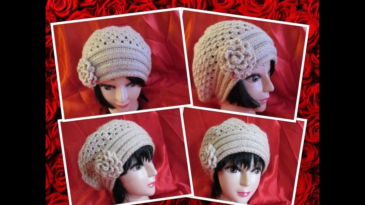 PREZENTARE - Beretă tricot-croșetată girls like you