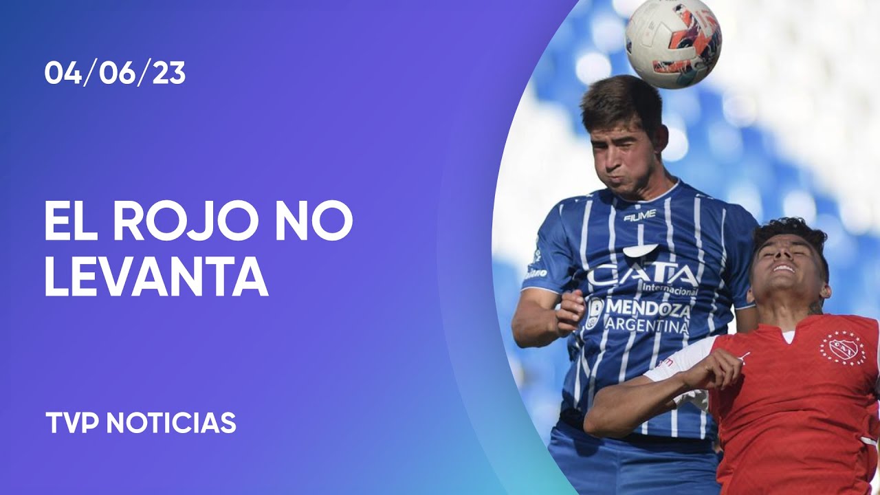 Independiente perdió y se hunde en la tabla - YouTube