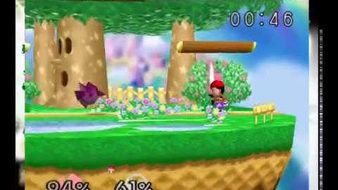 SSB N64 - Polygon (Jigglypuff) vs. Ness