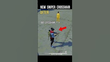 New Sniper Crosshair 🔥 AWM, M82B & Others Now Have Dot Crosshair #srikantaff