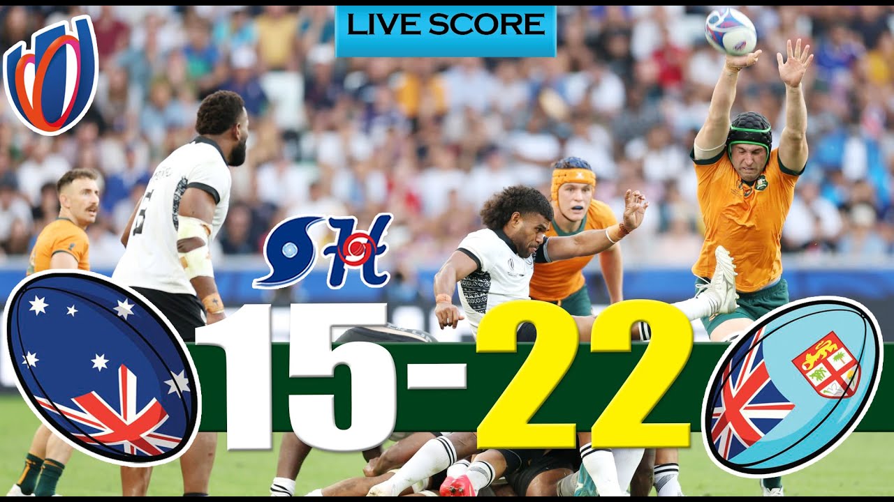 AUSTRALIA vs FIJI Rugby Live Play by Play Wallabies vs Flying Fijians Rugby World Cup 2023