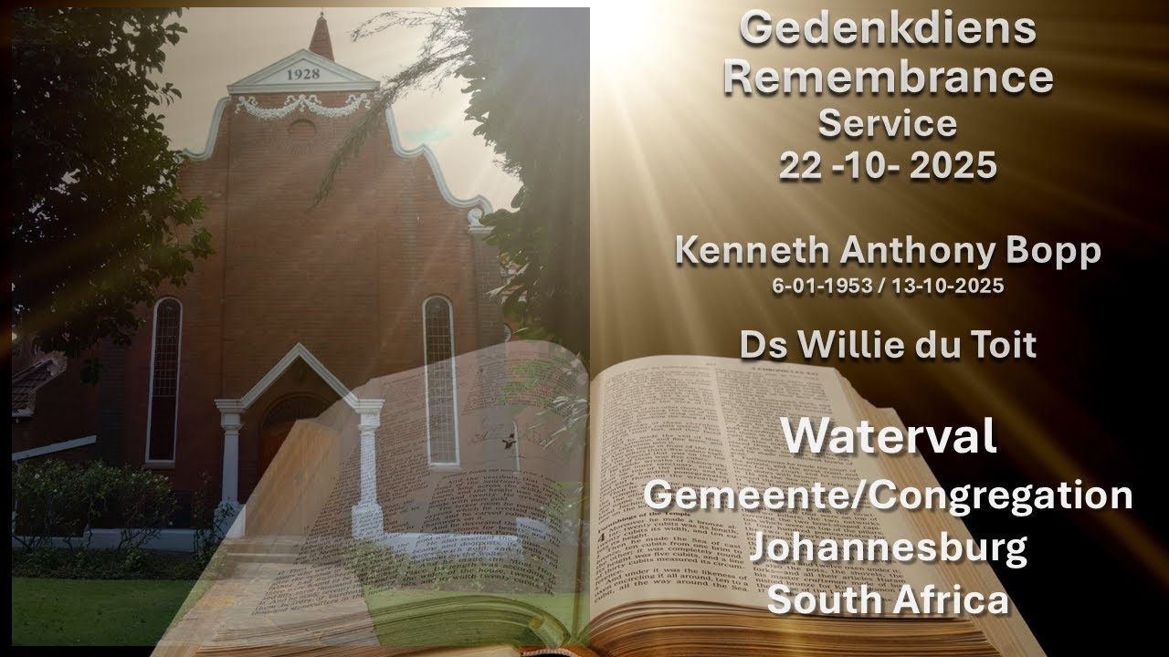 2025 10 22 Gedenkdiens - Kenneth Anthony Bopp (Ben)