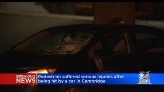 Pedestrian Injured In Cambridge Crash