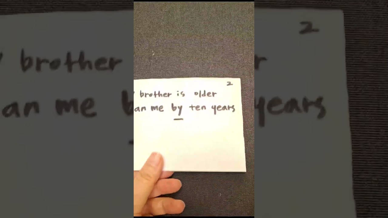 아무도 가르쳐주지 않는 영어말하기의 비밀/입벌영 두번째 시간