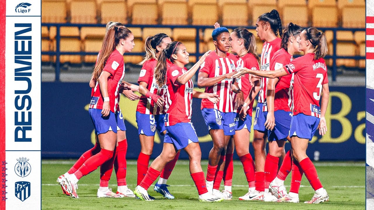 Posiciones de villarreal cf fútbol contra atlético de madrid femenino