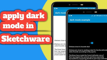 #how to apply dark mode in Sketchware || Sketchware pro || Sketchware tutorials | buttons and switch