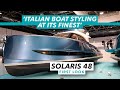Solaris Power 48 Lobster Fly yacht tour | Italian boat styling at its finest | Motor Boat & Yachting