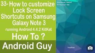 How to customize lock screen shortcuts on Galaxy Note 3 ? screenshot 5